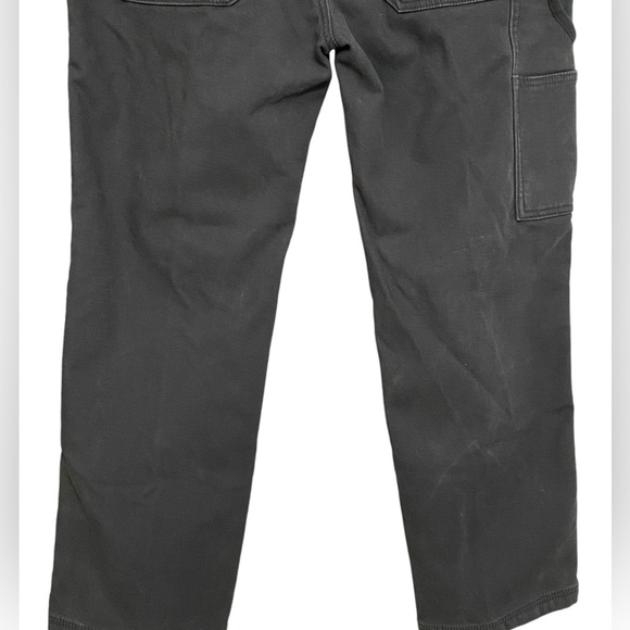 Coleman Fleece Lined Pants Men's Size 34/30 Utility Carpenter Grey Pockets - Picture 9 of 15